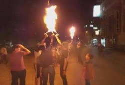 دمياط: وقفة لثوار الخياطة بدمياط تطالب برحيل حكم العسكر (صور)