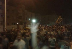 مسيرة ليلية بالسادات ردًّا على بلطجة داخلية الإنقلاب