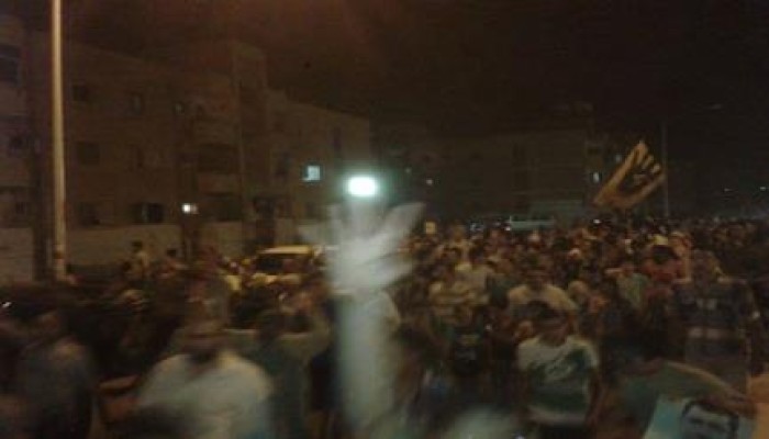 مسيرة ليلية بالسادات ردًّا على بلطجة داخلية الإنقلاب