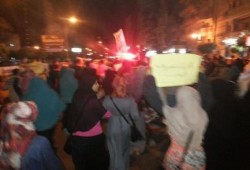 ‏المنصورة‬: مسيرة ليلية لعدد من القوى الثورية ضمن اسبوع "ثورة حتى النصر"