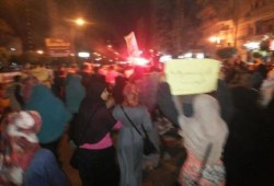 ‏المنصورة‬: مسيرة ليلية لعدد من القوى الثورية ضمن اسبوع "ثورة حتى النصر"