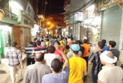 بالصور : مسيرة ليلة حاشدة ضد الانقلاب العسكري بالفيوم