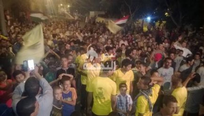 مسيرة ليلية حاشدة ضد الانقلاب بقرية أم دينار