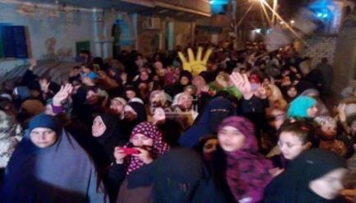 مسيرة ليلية حاشدة لثوار الكوم الأحمر بالجيزة