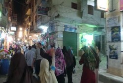 مسيره ليلية مناهضه للانقلاب بمنطقة الفلكي بالاسكندرية