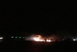 كفر الشيخ: مجهولون يقطعون الطريق الدولى الساحلى بمطوبس