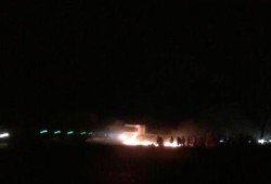 كفر الشيخ: مجهولون يقطعون الطريق الدولى الساحلى بمطوبس