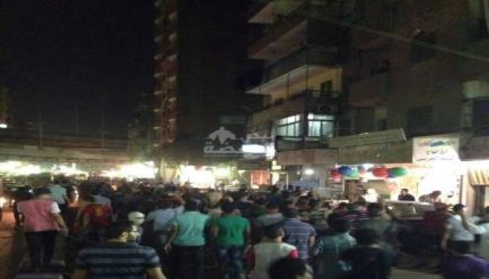 مسيرة حاشدة ضد الانقلاب أمام كايرو مول بشارع الهرم