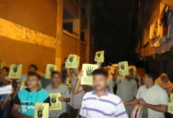 مسيرة حاشدة بقريتي "ديبو" و"ميت عوام" استعداداً لإنتفاضة 9 سبتمبر