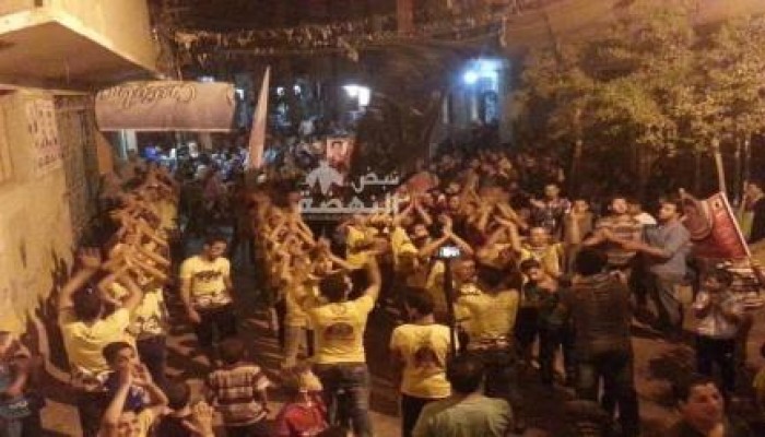 مسيرات حاشدة بناهيا تحت شعار " عام على الحصار "