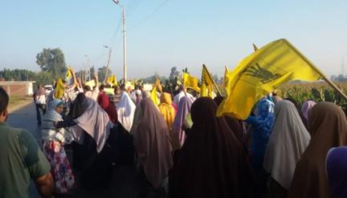 مسيرة حاشده لثوار دسوق فى صبيحة فعاليات 9-9