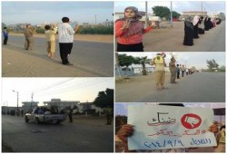 سلاسل بشرية لأهالى ‫‏طناح‬ تشارك في "ثورة الغلابة"