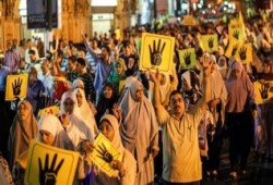 مسيرة ليلية بالمنوفية للتنديد بالأوضاع الاقتصادية المتدهورة .