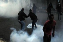 "مصر كبيرة عليهم" اعتداء  أمن الانقلاب على مسيرة حدائق حلوان بالغاز والرصاص