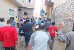 مسيرة صباحية لأهالى قرية الأعلام تنديدا باعتقال الحاج فرحات احد ابناء القرية