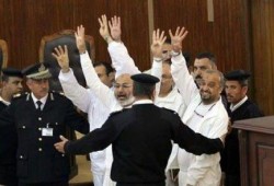 بالمحاكمة الهزلية.. البلتاجي: حسبي الله ونعم الوكيل.. وحجازي: ما تقوله النيابة هراء