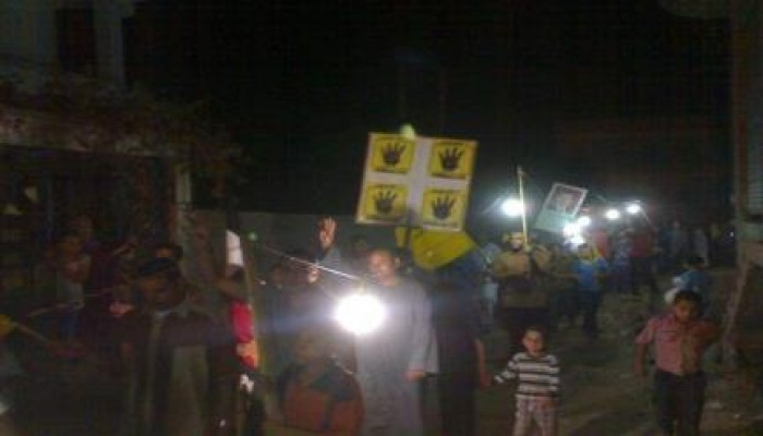 كفر الشيخ: مسيرة ليلية لأحرار كفر السودان  ضد العسكر وانعدام الخدمات