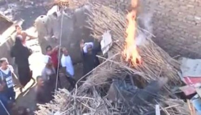 عهد السفاح : احتراق قرية الترمسة بالكامل والأهالي يتهمون الجان