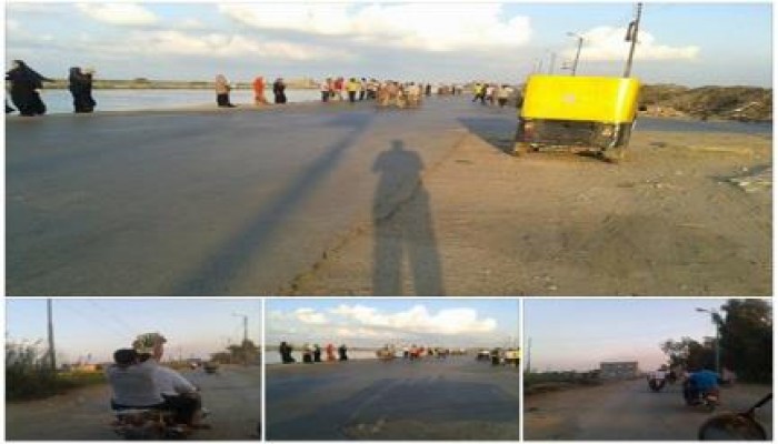 سلسله بشريه بـ "ليسا" انتهت بمسيره دراجات ناريه مطالبه برحيل العسكر