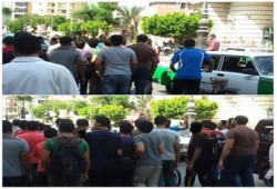 البحيرة: "شباب ضد الإنقلاب" تتحدى القبضة الامنية وتتظاهر بمنطقة البنوك