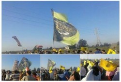 كفر الشيخ: مسيرة مناهضة للانقلاب علي الطريق الدولي بمركز الرياض