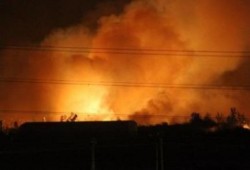 نحس السيسي: حريق هائل يلتهم شركة السلام للأقطان بسوهاج