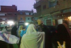 الدقهلية: مسيرة طافت أرجاء قرية دنديط تحت شعار مصر كبيرة عليهم بميت غمر