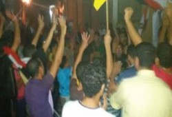 كفر الشيخ: مسيرة مسائية لشباب ضد الانقلاب بشباس الملح