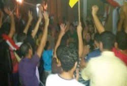 كفر الشيخ: مسيرة مسائية لشباب ضد الانقلاب بشباس الملح