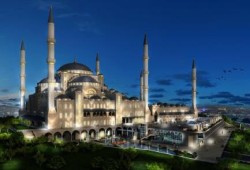 إنجاز 60% من بناء أكبر جامع بتاريخ تركيا