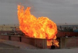 مجهولون يفجرون خط المياه الرئيسي للمجاورة 31 لمدينة العاشر بقنبلة بدائية الصنع