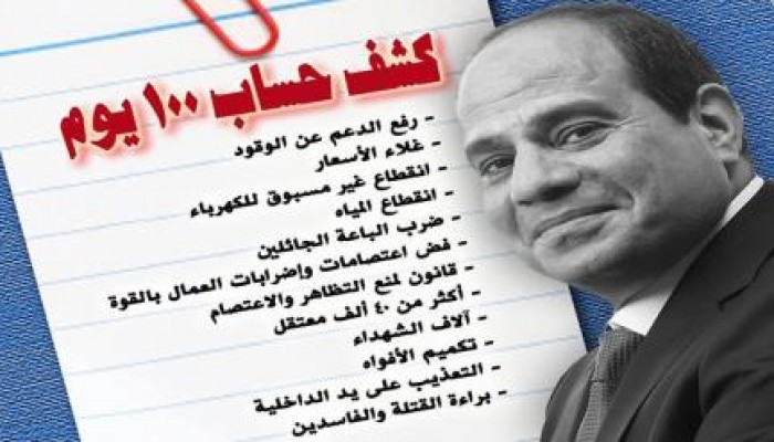 حصاد 100  يوم من حكم السفاح