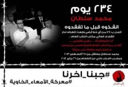 تدشين حملة "تلغرافات لدار القضاء" تطالب بالإفراج عن محمد سلطان