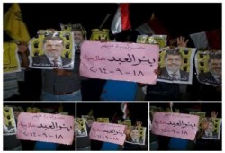 شمال سيناء: وقفة ليلية لثوار بئر العبد ضد الانقلاب العسكري الفاشل