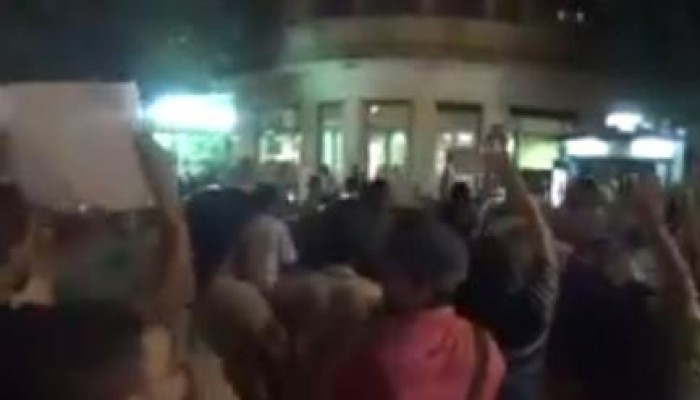 شباب ضد الانقلاب: تنظم تظاهرة مفاجئة بمحيط وزارة الداخلية