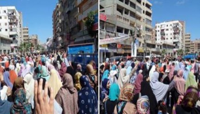 تظاهرة حاشدة بغرب الاسكندرية ضد الانقلاب في جمعة "قسم الثورة وعهد الشهيد"