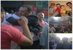 البحيرة: مسيرة بقرية الضهرية بإيتاى البارود إحتفالا بالإفراج عن أحد المعتقلين