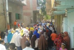 بالصور.. أهالي ببا يتحدون القبضة الامنية بتظاهرتين مفاجئتين ضد الانقلاب العسكري