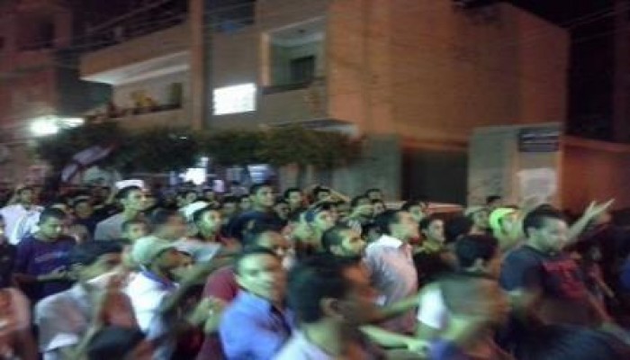 مسيرة ليلية بأبوكبير للمشاركة في مليونية عهد الشهيد