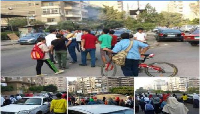 مسيرة لطلاب مدارس ضد الانقلاب بمدينة نصر و مصر الجديدة