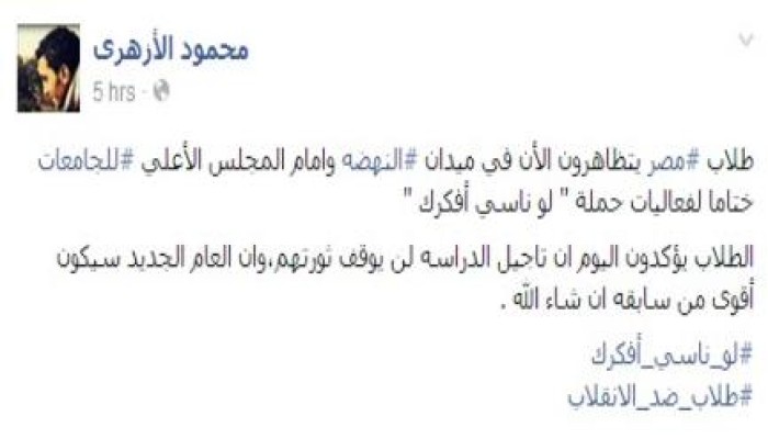 الأزهري: العام الجديد أقوى من السابق في مناهضة الانقلاب