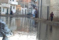 دفنو تغرق فى مياة الشرب وسط غياب تام لمسئولين