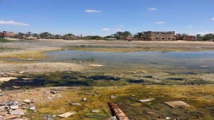 المياه الجوفية خطر يهدد 70 أسرة بقرية 6 اكتوبر بمركز بئرالعبد (صور)