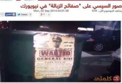 آيات العرابى: صناديق القمامة المكان المناسب لصور السيسي