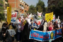 تظاهرة طلاب "ثانوي ضد الانقلاب" بالمعادي بالذكرى الأولى لتأسيس الحركة