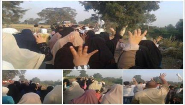 كفر الشيخ: مسيرة حاشدة بخط الساحل دسوق تهتف بعودة الشرعية