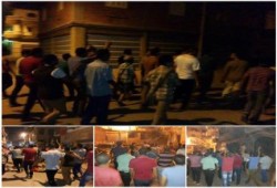 أهالى المنصورة ينتفضون بشارع توريل بمسيرة ضد الانقلاب العسكري