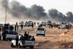 قوات "فجر ليبيا" تسيطر على ورشفانة.. وطائرات مجهولة تشن 4 غارات عليها