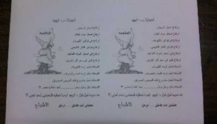 أشباح دمنهور تعاود الظهور لتوعية الجماهير بحقيقة دولة العسكر