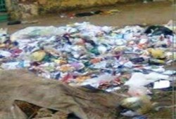 فى عهد الانقلاب: بالصورمقالب القمامة تملأ جنبات مدينة نبروه بالدقهلية